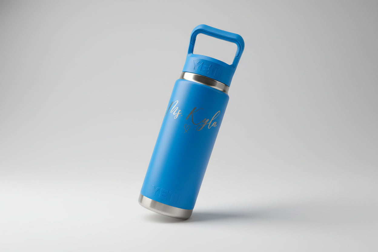 Personalized Kids YETI® Water Bottles – Custom Laser Engraved