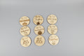 My First Holiday Wooden Milestone Discs – 8 Holidays (Set of 4)