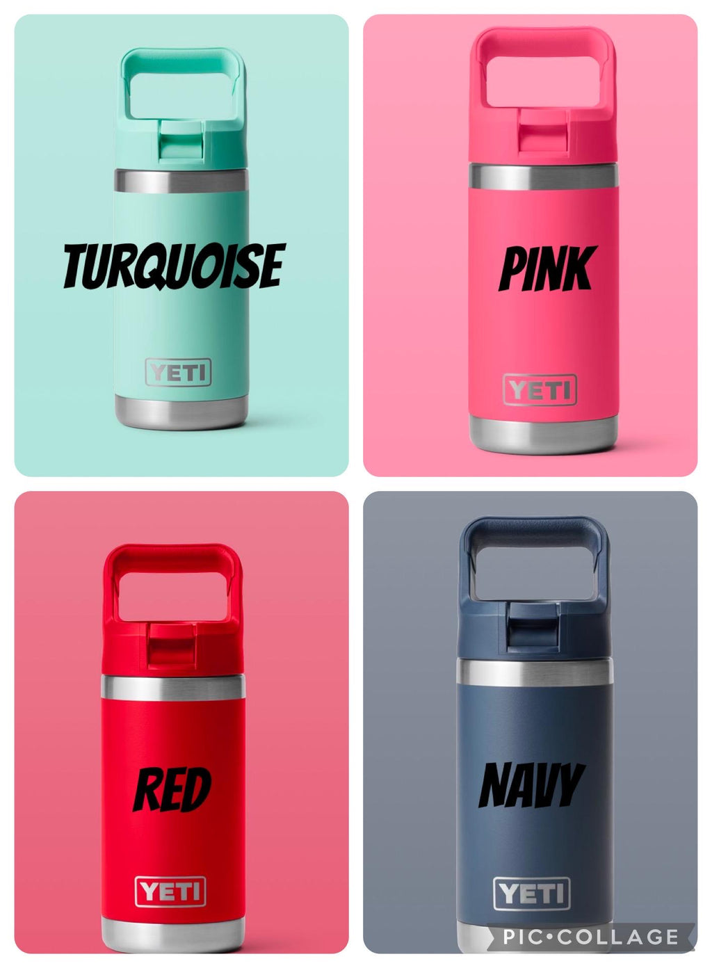 Personalized Kids YETI® Water Bottles – Custom Laser Engraved