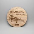 Custom 17.75" Wooden Business Sign – Personalized Laser Engraved Company Logo Wall Sign