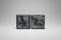 Personalized Photo Engraved Slate Coasters