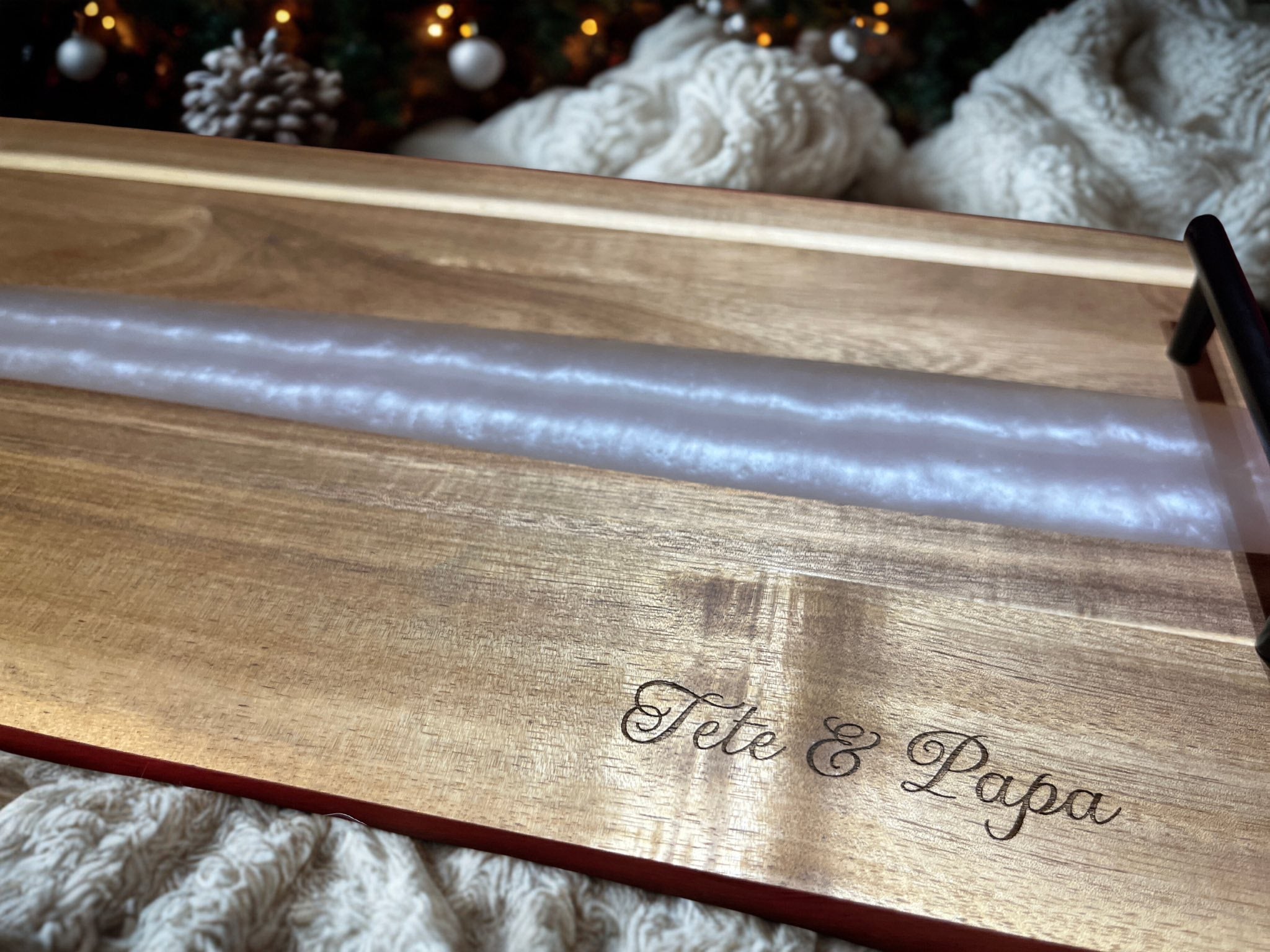 Laser Engraved Serving Tray