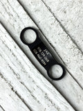 Personalized Silicone Loop Pet ID Tag | Laser Engraved Aluminum Dog Tag | Silent, Slide-On Collar Tag