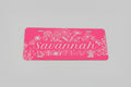 Personalized Aluminum Kids Name Sign | License Plate Style Door Sign | Custom Laser Engraved Room Decor