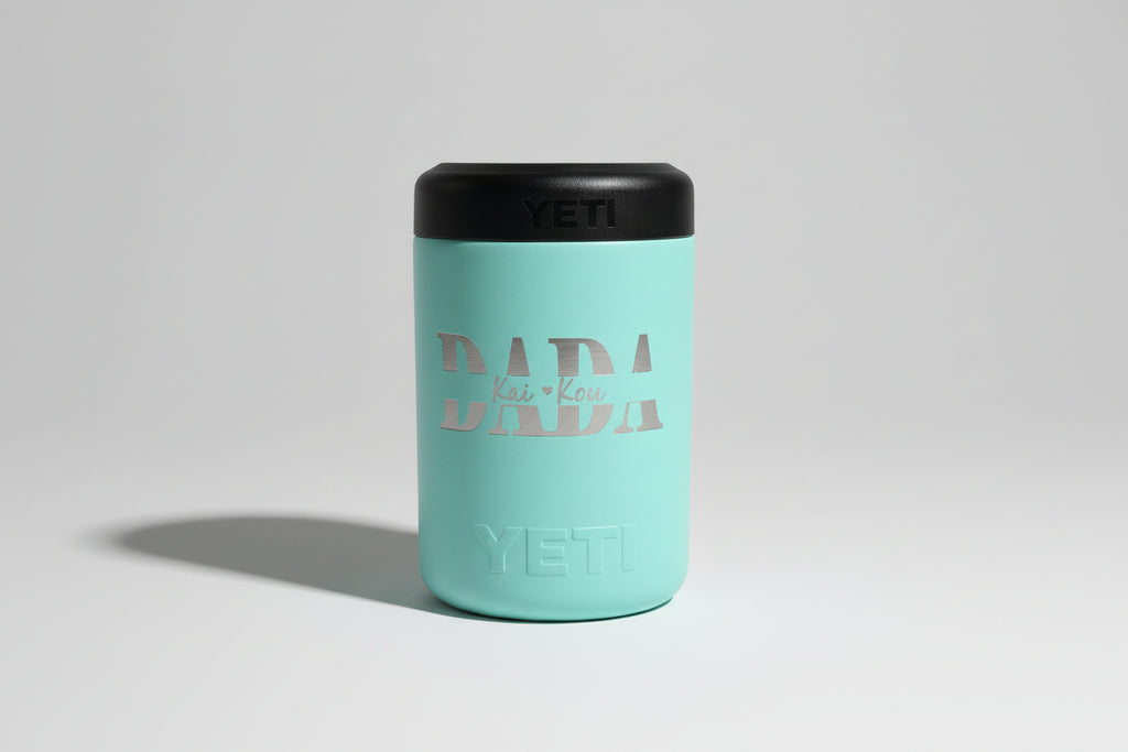 Personalized Laser Engraved Stainless Steel Tumbler – Custom Dad, Papa or Grandpa Name with Kids Names
