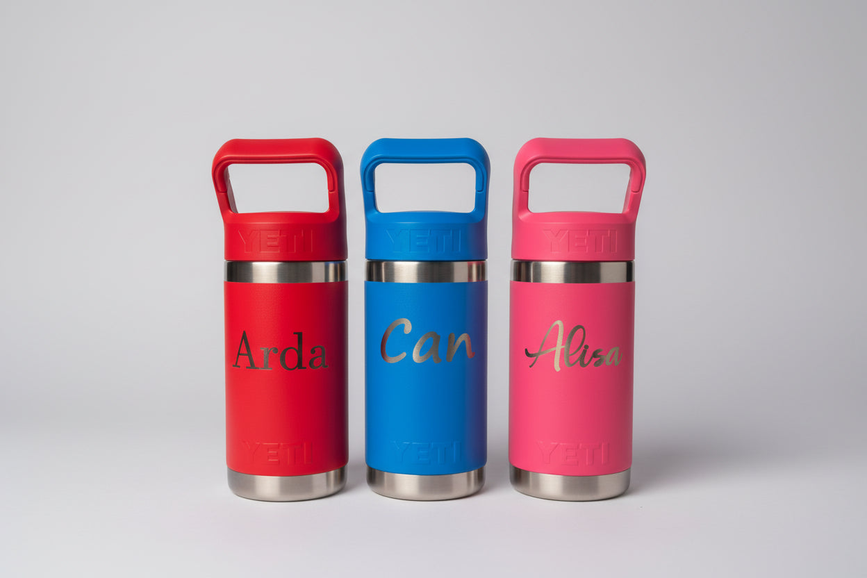 Personalized Kids YETI® Water Bottles – Custom Laser Engraved