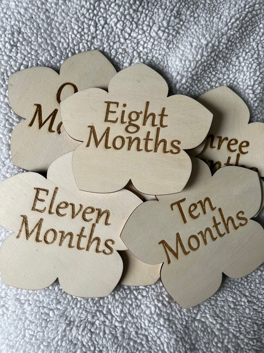 Monthly Milestone Discs / floral Theme / flower, rose, violet / Baby Photo Props / Baby Shower Gifts