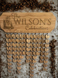 Personalized Wooden Birthday & Anniversary Date Hanger – Custom Family Reminder Board