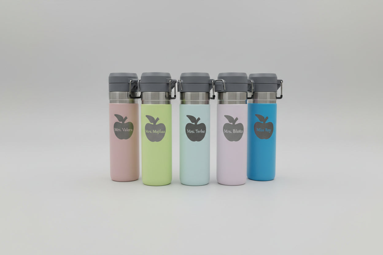 Personalized Teacher Tumbler: Engraved Stainless Steel Gift
