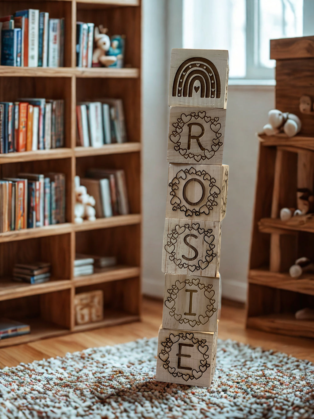 Personalized Laser Engraved Building Blocks
