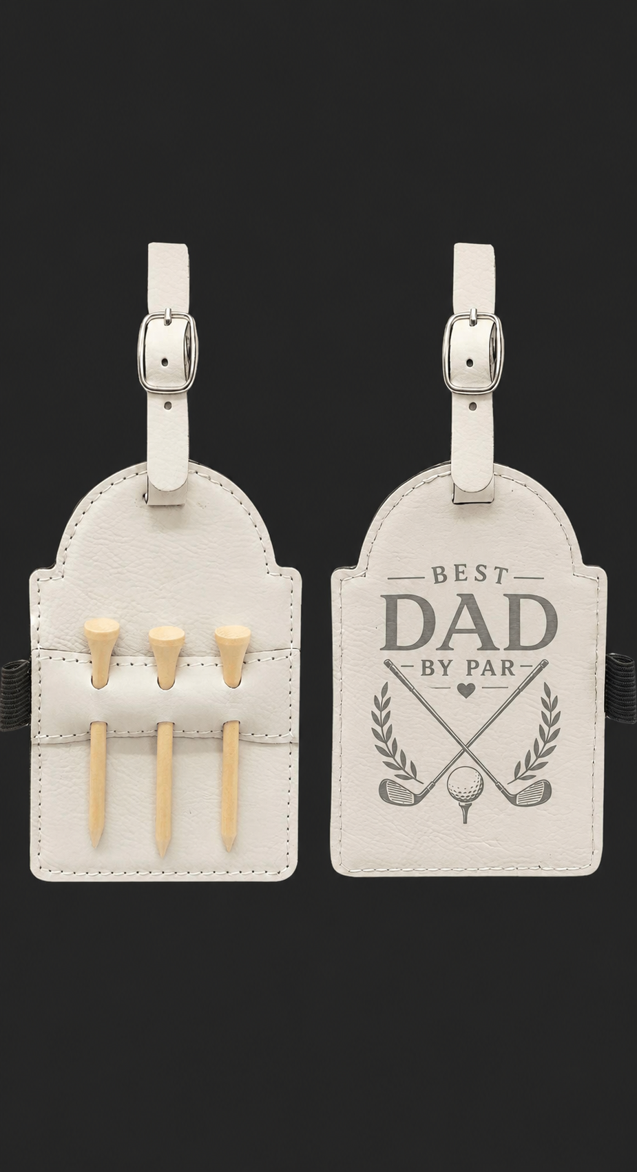 Golf Dad Gift Set – 20oz Golf Tumbler & Tee Holder